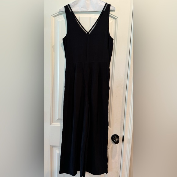 NWT Lucky Brand Black Viscose Jumpsuit - Picture 6 of 8